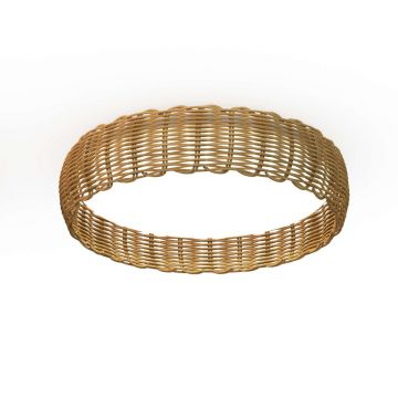 Plafoniera LED ratan design natural KILIMANJARO Ã˜37,5cm