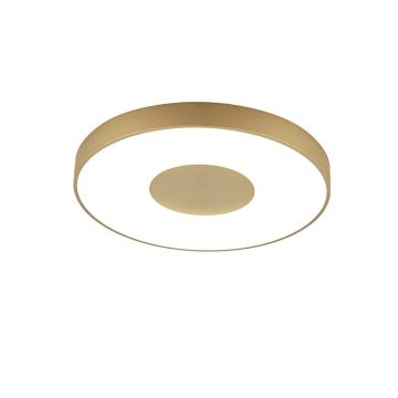 Plafoniera LED Smart dimabila cu telecomanda COIN Ã˜50cm aurie