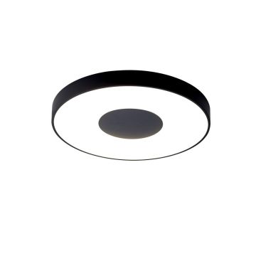 Plafoniera LED Smart dimabila cu telecomanda COIN Ã˜50cm neagra