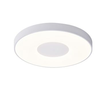 Plafoniera LED Smart dimabila cu telecomanda COIN Ã˜65cm alba