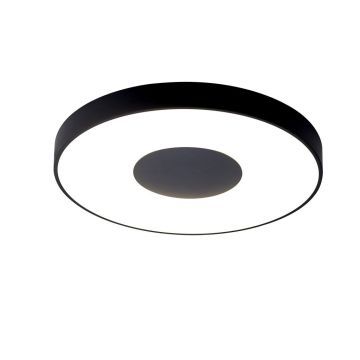 Plafoniera LED Smart dimabila cu telecomanda COIN Ã˜65cm neagra