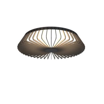 Plafoniera LED Smart dimabila cu telecomanda HIMALAYA 56W neagra