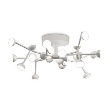 Plafoniera, Lustra aplicata LED dimabil design modern ADN alb