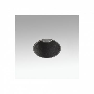 Spot LED dimabil / incastrabil tavan / plafon FOX TRIMLESS negru 5W