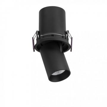 Spot LED incastrabil ajustabil design modern PIN negru