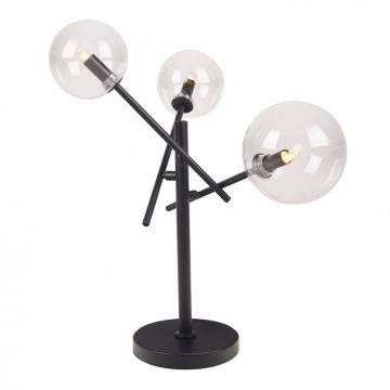 Veioza design industrial, minimalist Lollipop 3L negru T0043 MX