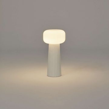 Veioza design modern decorativ Faro alba