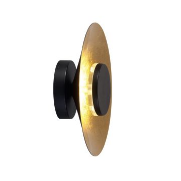 Aplica LED de perete iluminat ambiental ORION 8W negru/auriu