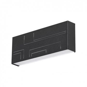 Aplica LED pentru iluminat exterior cu protectie IP65 negru Maribor 8873 RX