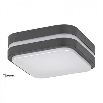 Aplica LED pentru iluminat exterior moderna IP44, 20x20cm, Hamburg 8849 RX