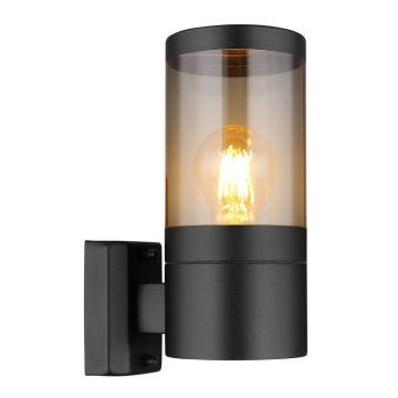 Aplica pentru exterior design modern IP44 Xeloo negru, fumuriu