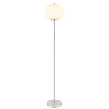 Lampadar, lampa de podea design modern Blacky I nichel