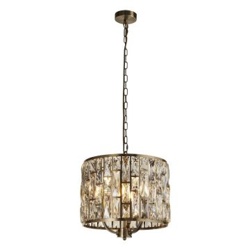 Lustra eleganta design modern Bijou 3Lt alama antic/ champagne