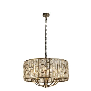 Lustra eleganta design modern Bijou 8Lt alama antic/ champagne