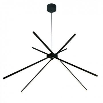 Lustra LED design modern SPIDER negru P0412 MX