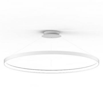 Lustra LED suspendata design modern circular CIRCLE 110, alb LA0717/1 - WH ZL