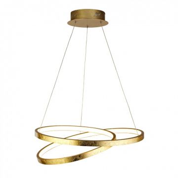 Lustra LED suspendata design modern circular Float aurie 8761GO SRT