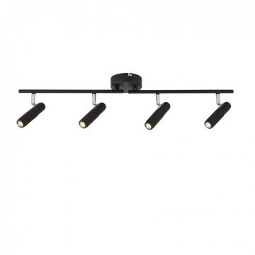 Lustra moderna cu 4 spoturi LED orientabile HANDLEBAR 71201-4BK SRT
