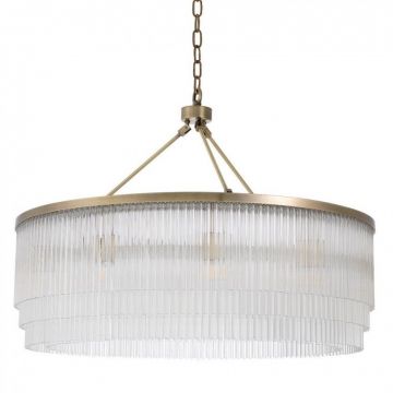 Lustra suspendata design elegant Hector L, metal finisaj alama 114378 HZ