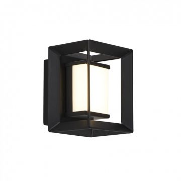 Mini Aplica LED de perete baie IP44 Chaplin 74303-1BK SRT