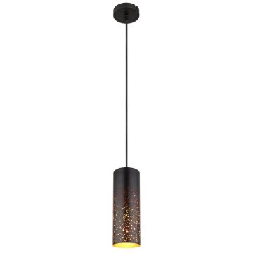 Pendul design modern Crocky negru, auriu