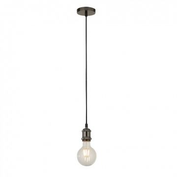 Pendul design modern minimalist SUSPENSION crom negru 7461BC SRT