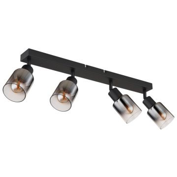 Plafoniera 4L design modern Hubertus negru