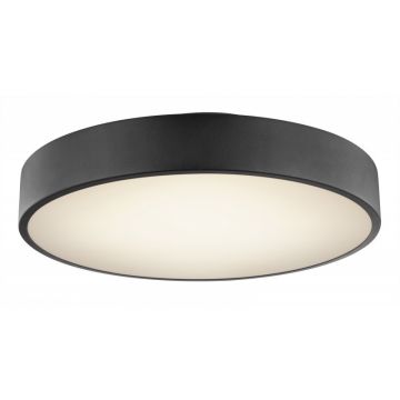 Plafoniera LED dimabila cu telecomanda design modern WISS negru 41744-48S GL