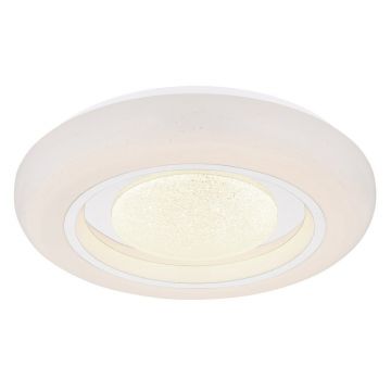 Plafoniera LED RGB cu telecomanda design modern Burro alb 39cm