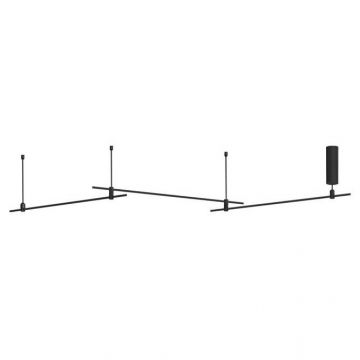 Sistem tubular magnetic-decorativ CRON, negru NVL-9028311