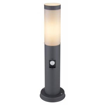 Stalp, lampa pentru exterior design modern cu senzor de miscare, IP44 BOSTON antracit 3158AS GL