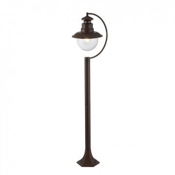 Stalp pentru iluminat exterior stil rustic Station H-110cm 7655RU SRT