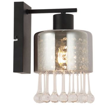 Aplica de perete design modern Hendry negru