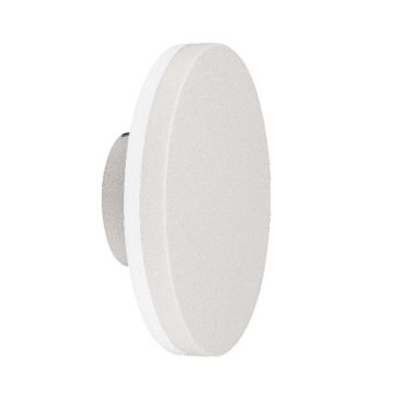 Aplica LED de perete iluminat exterior ambiental IP54 BORA alba