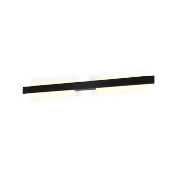 Aplica LED iluminat exterior liniar IP54 LOTUS 20W negru