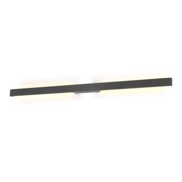 Aplica LED iluminat exterior liniar IP54 LOTUS 24W negru