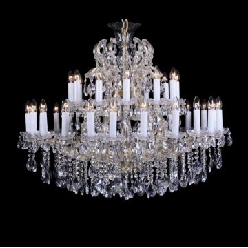Candelabru 37 de brate Maria Theresa cristal Bohemia L14 404/37/1-A VD, F short