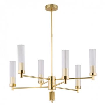 Candelabru modern realizat manual din alama Seti 6L