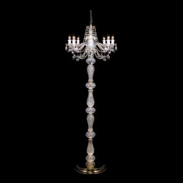 Lampadar 8 brate design LUX cristal Bohemia S41 009/08/1-A, lip.