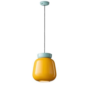 Lustra design retro realizata manual din ceramica si sticla CORCOVADO
