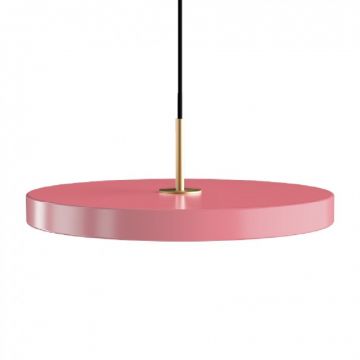 Lustra LED design scandinav Asteria medium - nuance rose/ auriu