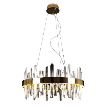 Lustra LED eleganta design modern PRINCE, diametru 60cm P0421 MX