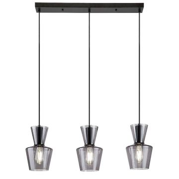 Lustra suspendata design modern Abra negru