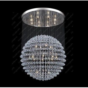 Lustra XXL design modern cristal Bohemia, diametru 100cm