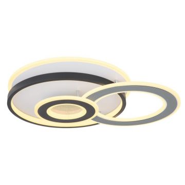 Plafoniera LED design modern Brienna alb, gri