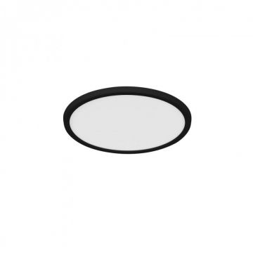 Plafoniera LED design silm IP54 baie Oja 29 negru 3000-4000K 2015026103 NL