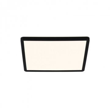 Plafoniera LED design silm IP54 baie Oja square 29 negru 3000-4000K 2015066103 NL