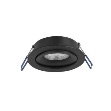Spot directionabil incastrabil tavan fals Redo negru NVL-9350441