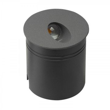 Spot LED incastrabil scari iluminat exterior IP65 ASPEN gri inchis