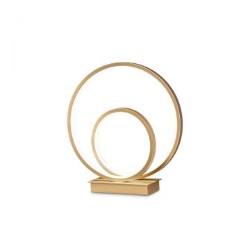 Lampa de masa LED design modern circular OZ TL ON-OFF OTTONE